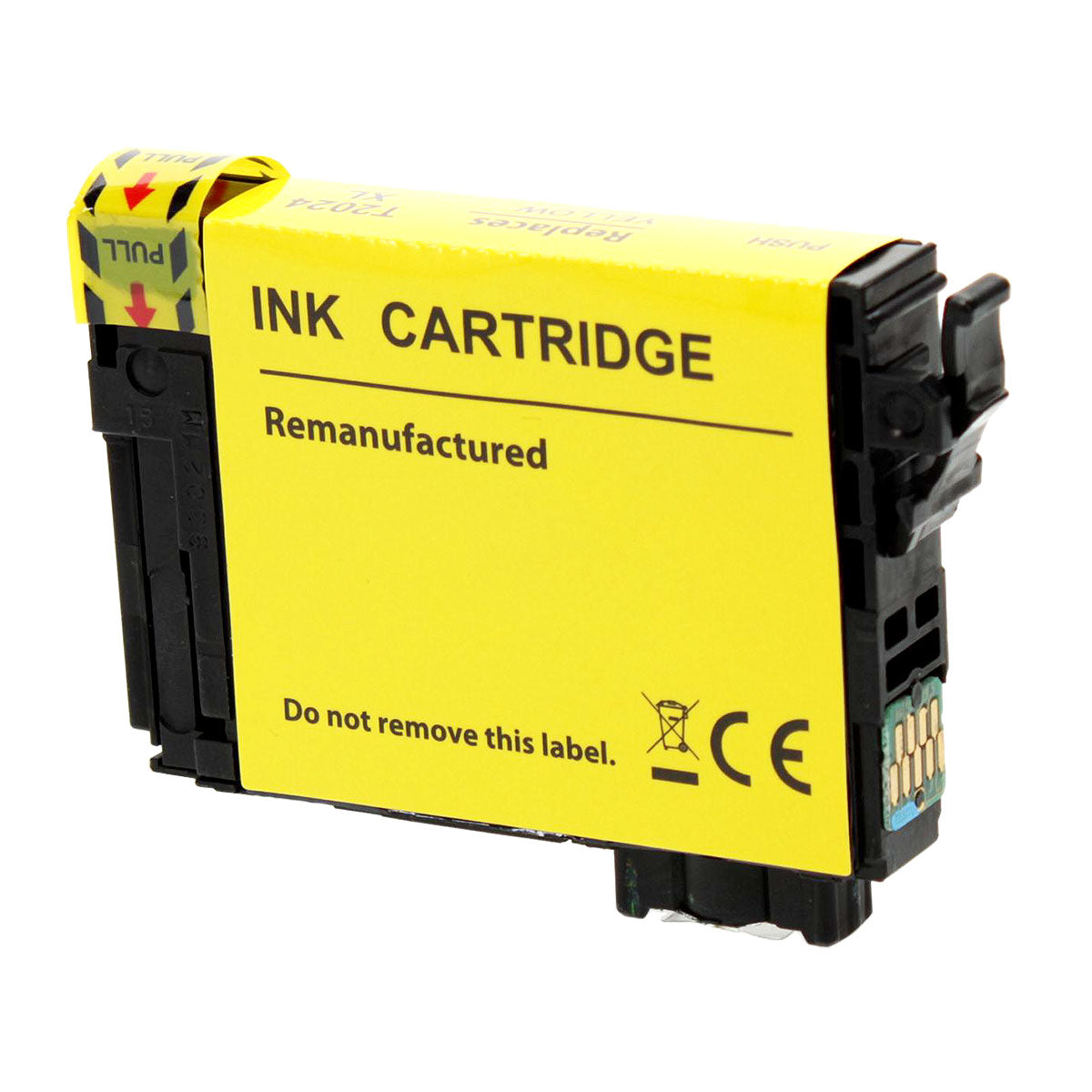 Remanufactured Yellow Ink Cartridge for Epson EXPRESSION HOME XP-5100 / WORKFORCE WF-2860 + More (T202XL420 / 202XL)