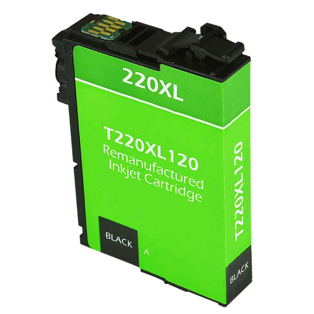 Remanufactured Black Ink Cartridge for Epson EXPRESSION HOME XP-320 / EXPRESSION HOME XP-420 + More (T220XL120 / 220XL)