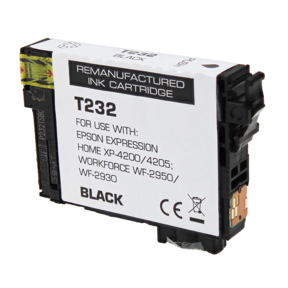 Remanufactured Black Ink Cartridge for Epson WORKFORCE WF-2930 / WORKFORCE WF-2950 + More (T232120 / 232)