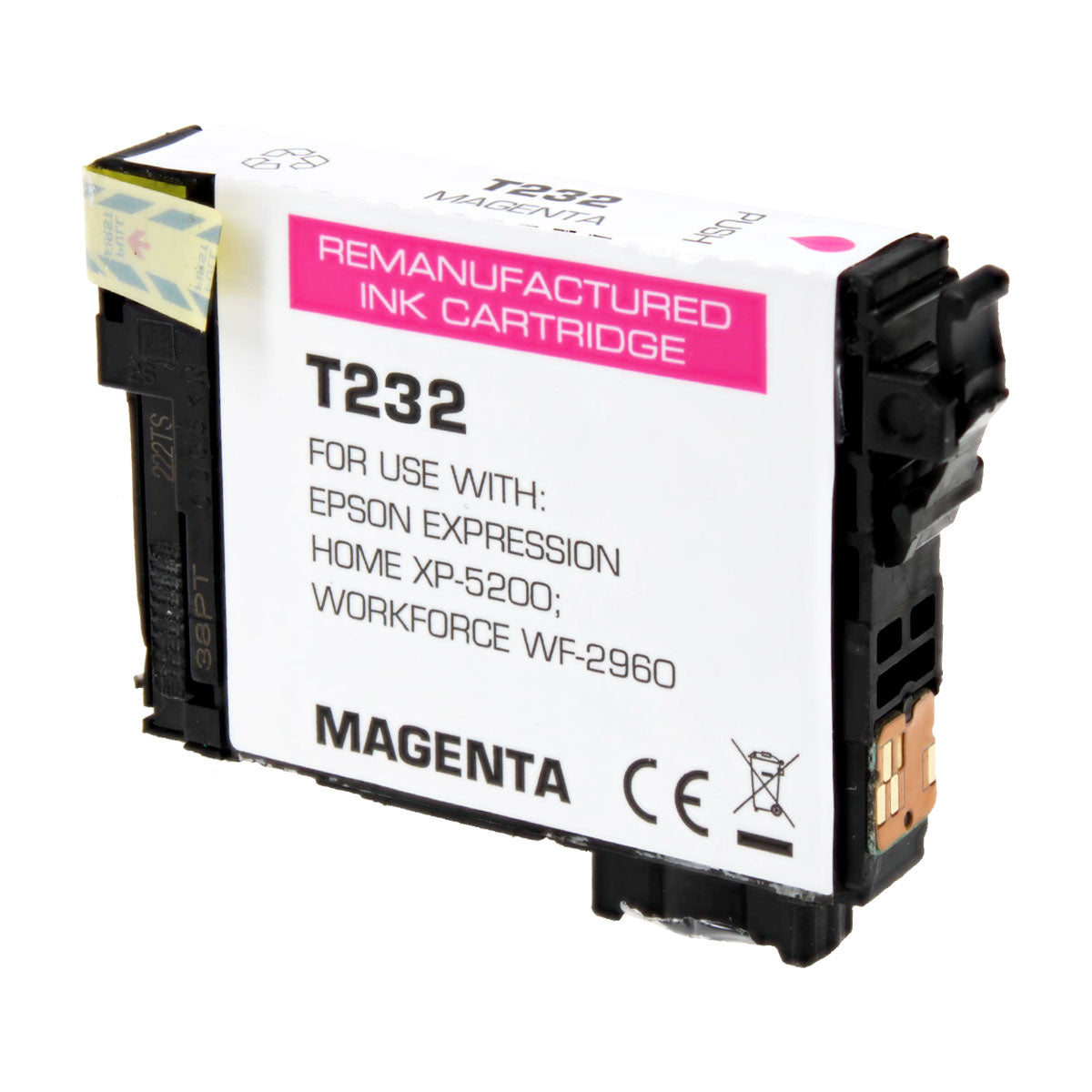 Remanufactured Magenta Ink Cartridge for Epson WORKFORCE WF-2930 / WORKFORCE WF-2950 + More (T232320 / 232)