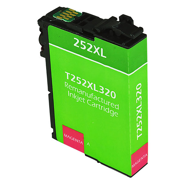 Remanufactured Magenta Ink Cartridge for Epson WORKFORCE WF-3620 / WORKFORCE WF-3640 + More 1.1K High Yield (T252XL320 / 252XL)
