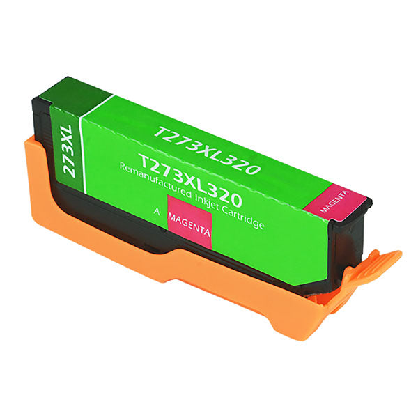 Remanufactured Magenta Ink Cartridge for Epson EXPRESSION XP-600 / EXPRESSION XP-610 + More (T273XL320 / 273XL)