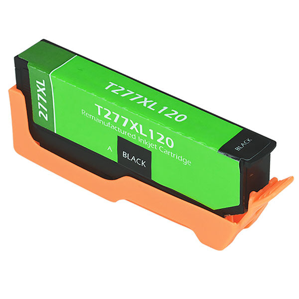 Remanufactured Black Ink Cartridge for Epson EXPRESSION PHOTO XP-850 / EXPRESSION PHOTO XP-860 + More (T277XL120 / 277XL)