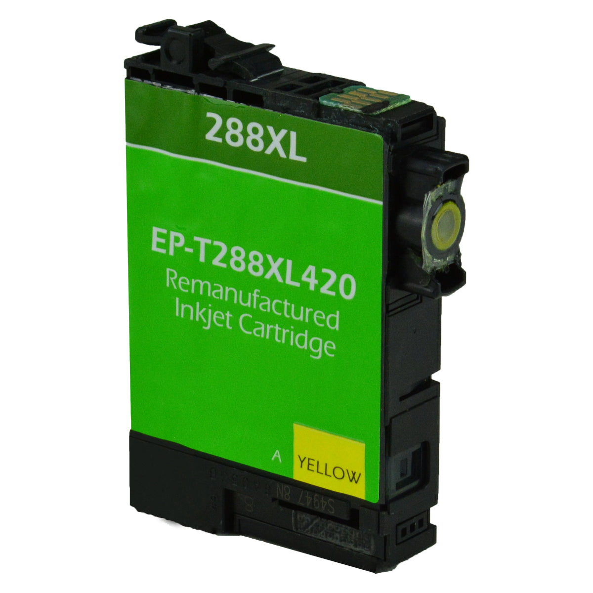 Remanufactured Yellow Ink Cartridge for Epson EXPRESSION HOME XP-330 / EXPRESSION HOME XP-430 + More (T288XL420 / 288XL)