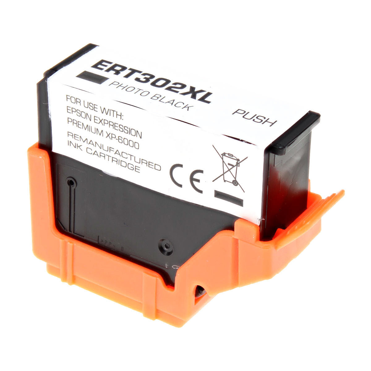 Remanufactured Photo Black Ink Cartridge for Epson EXPRESSION XP-6000 / EXPRESSION XP-6100 (T302XL120 / 302XL)