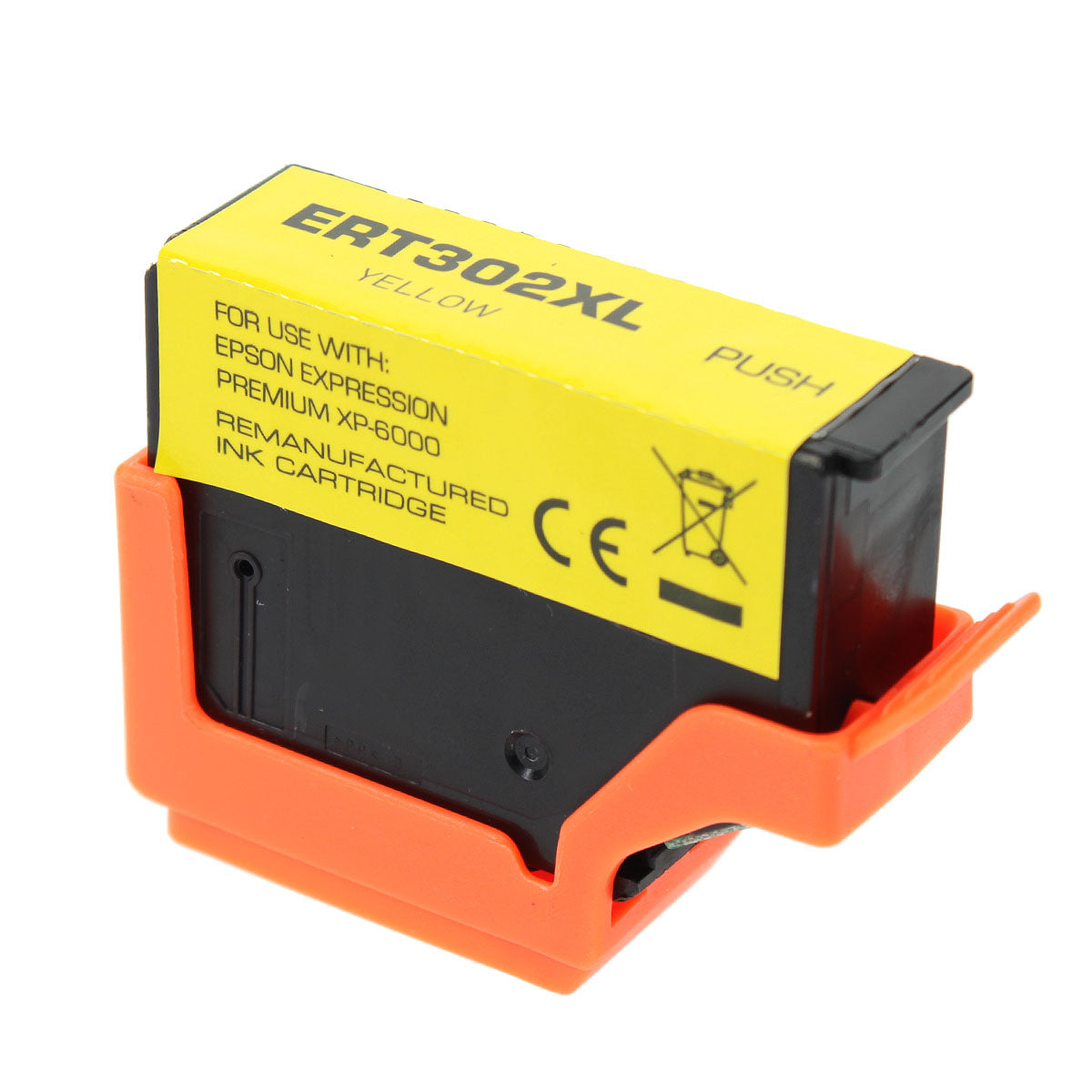 Remanufactured Yellow Ink Cartridge for Epson EXPRESSION XP-6000 / EXPRESSION XP-6100 (T302XL420 / 302XL)