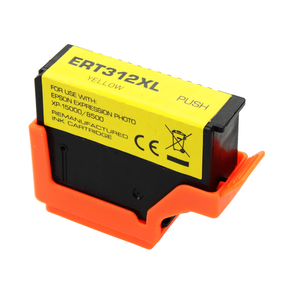 Remanufactured Yellow Ink Cartridge for Epson PHOTO HD XP-15000 / PHOTO XP-8500 + More (T312XL420 / 312XL)