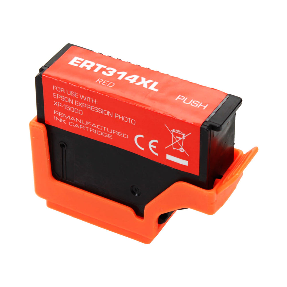 Remanufactured Red Ink Cartridge for Epson PHOTO HD XP-15000 (T314XL820 / 314XL)