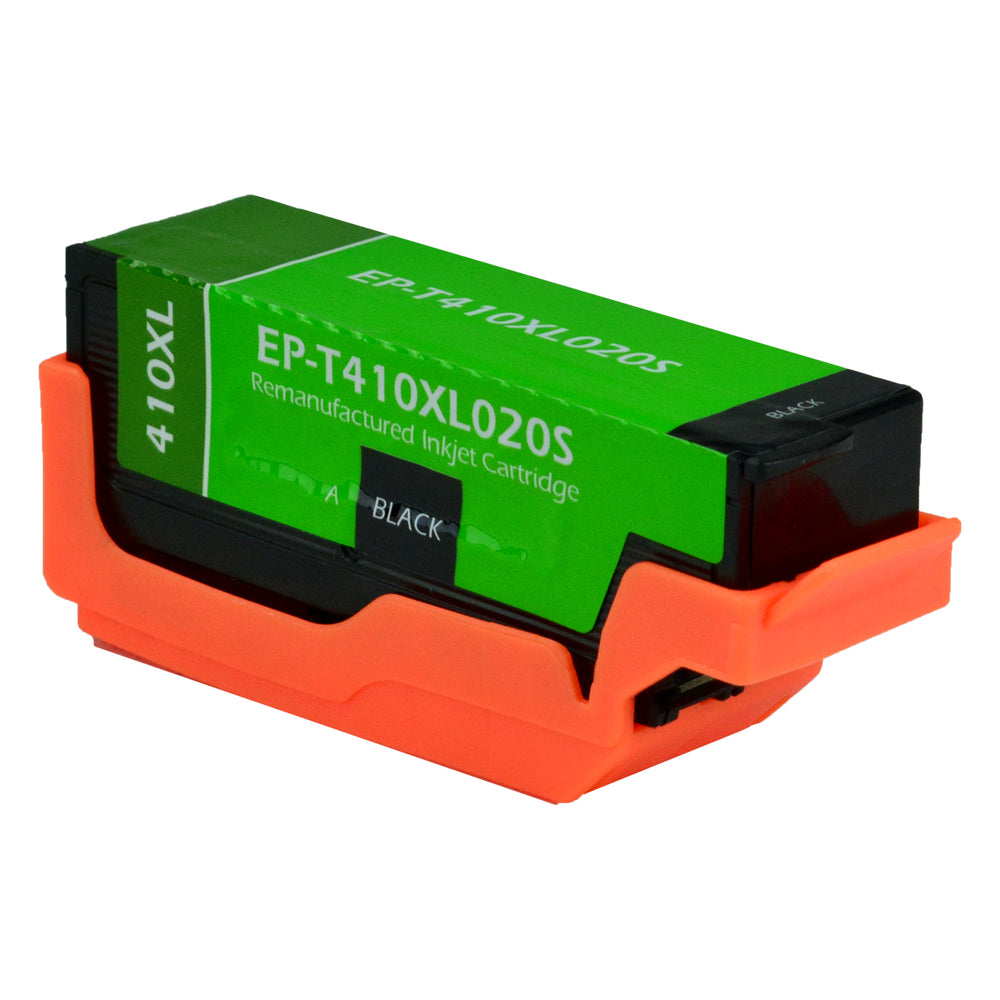 Remanufactured Black Ink Cartridge for Epson EXPRESSION XP-530 / EXPRESSION XP-630 + More (T410XL020S / 410XL)