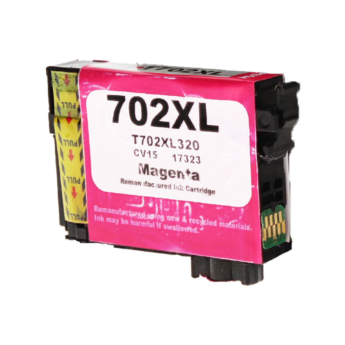 Remanufactured Magenta Ink Cartridge for Epson WORKFORCE PRO WF-3720 / WORKFORCE PRO WF-3730 + More (T702XL320 / 702XL)