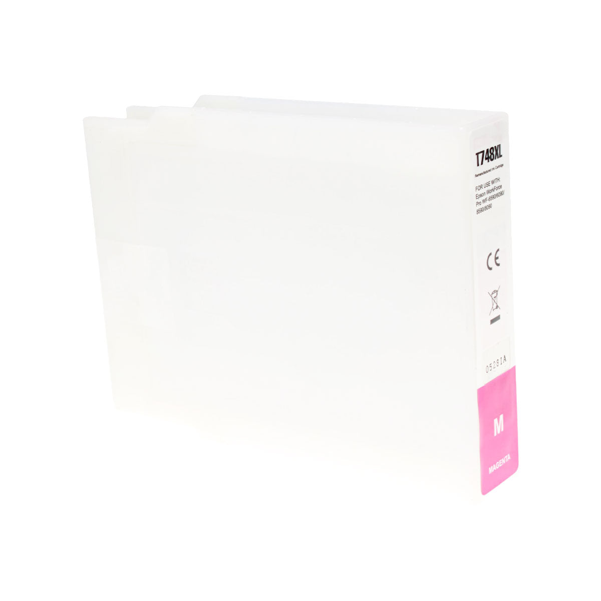 Remanufactured Magenta Ink Cartridge for Epson WORKFORCE PRO WF-6090 / WORKFORCE PRO WF-6530 + More 4K High Yield (T748XL320)
