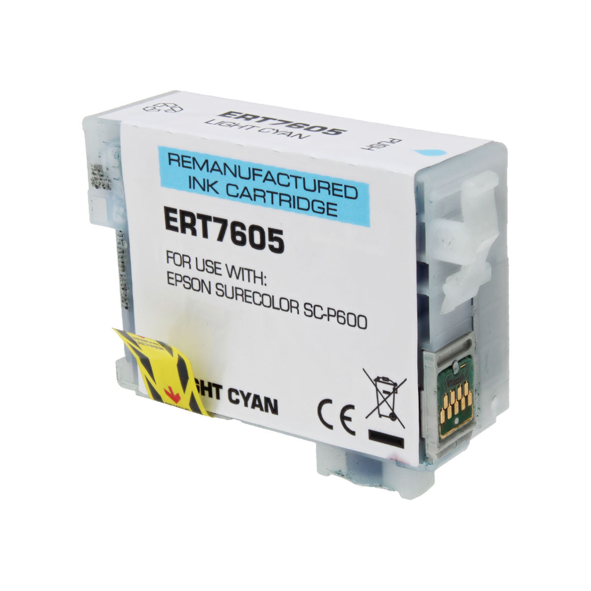 Remanufactured Light Cyan Ink Cartridge for Epson SURECOLOR P600 25.9ml (T760520 / 760)