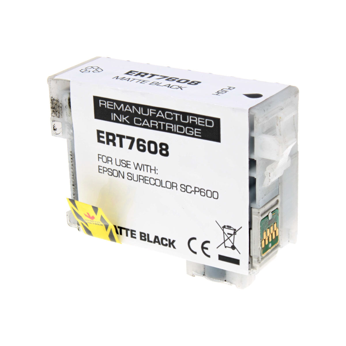 Remanufactured Matte Black Ink Cartridge for Epson SURECOLOR P600 25.9ml (T760820 / 760)