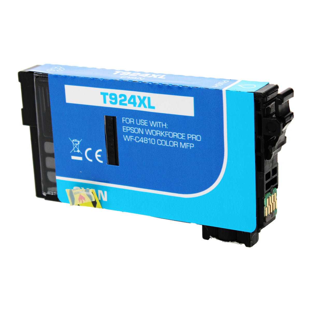 Remanufactured Cyan Ink Cartridge for Epson WORKFORCE PRO WF-C4310 / WORKFORCE PRO WF-C4810 (T924XL220)