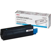 OEM Okidata (42127403) Toner Cartridge, Cyan, 5K Yield