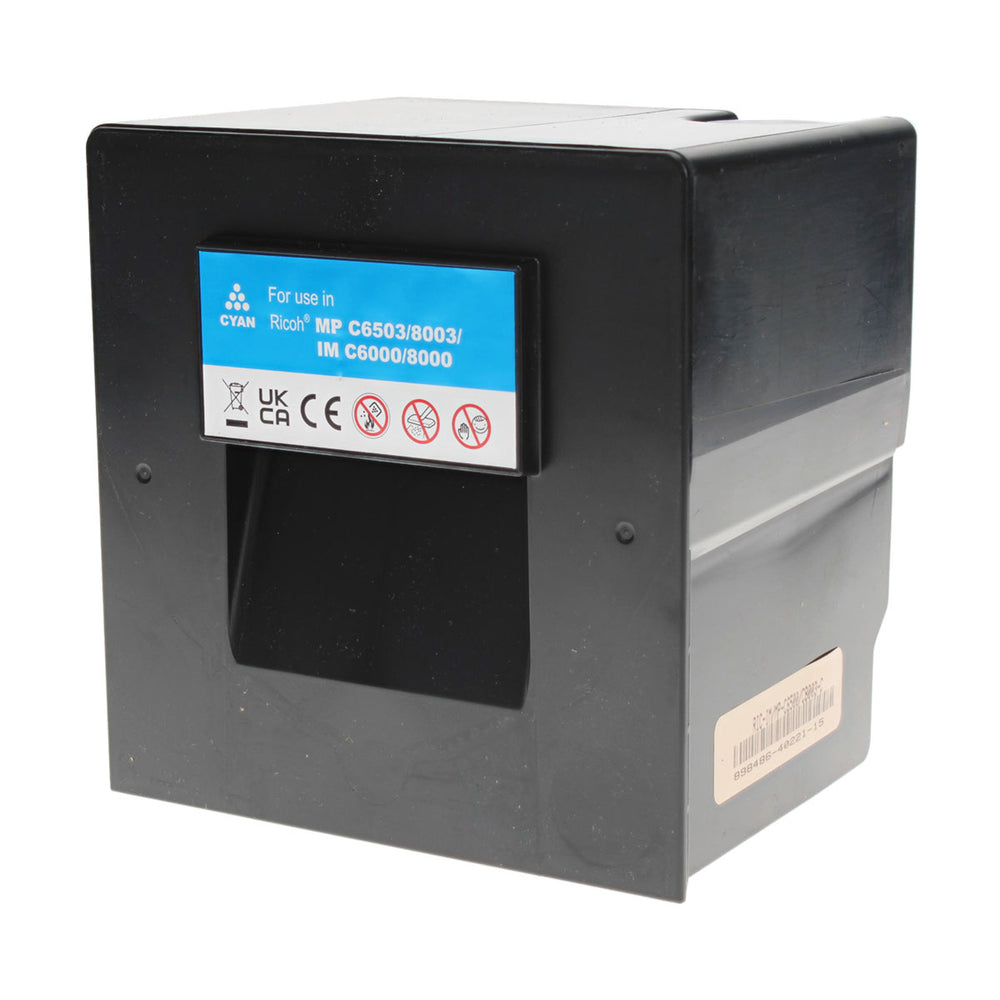 Compatible Cyan Toner Cartridge for Ricoh IM C6500 / IM C8000 + More 26K Yield TAA (842199 / MP C8003)