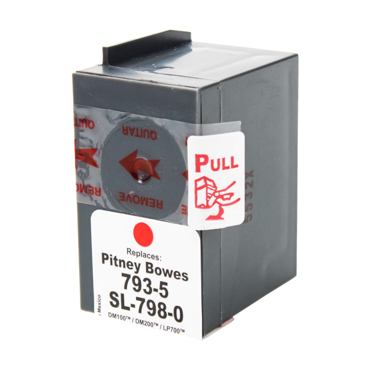 Remanufactured Fluorescent Red Ink Cartridge for Pitney Bowes DM100 / DM100I + More (793-5 / MRP7935)