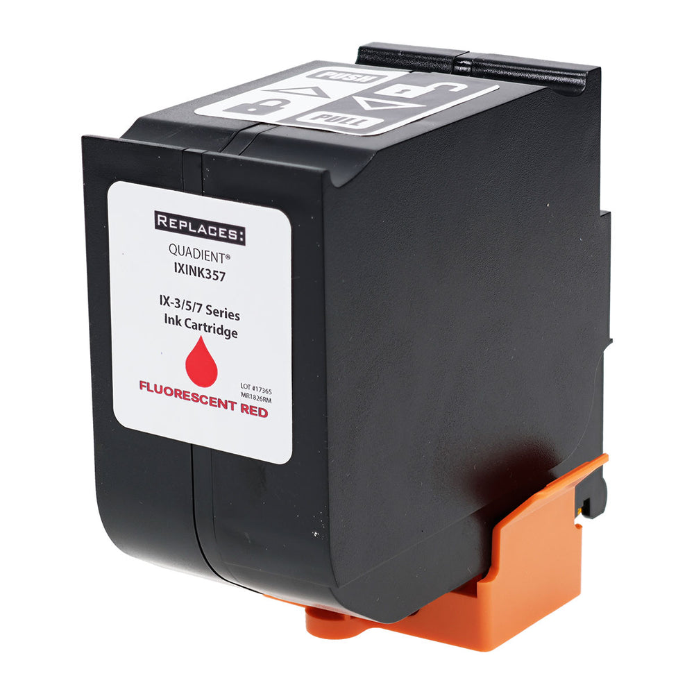Remanufactured Red Ink Cartridge for Neo Post QUADIENT IX3 / QUADIENT IX5 + More (IXINK357)