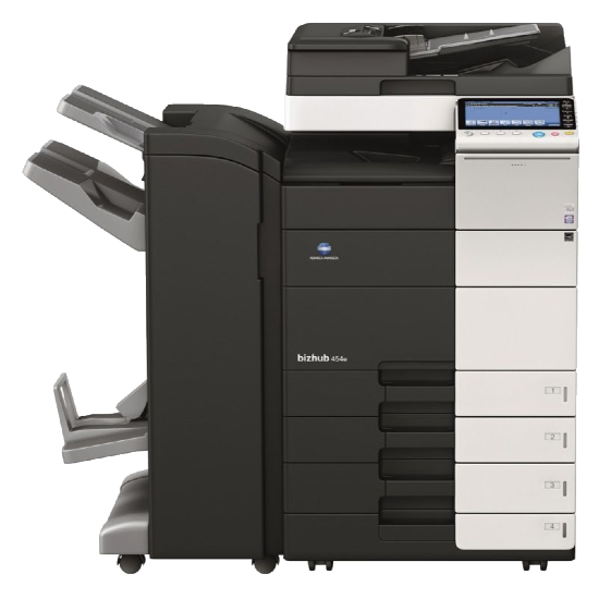 Konica Minolta Bizhub 454ewithfin