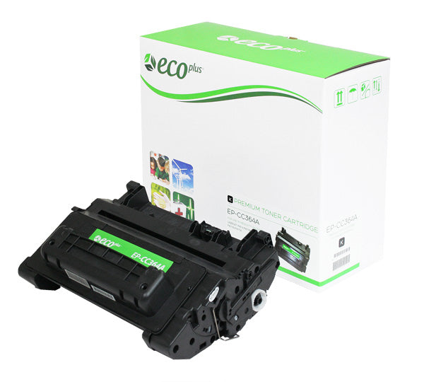 Compatible ECOPlus Black Toner Cartridge for HP LJ P4010 / LJ P4014 + More 10K Yield (CC364A / 64A)
