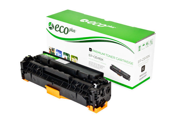 Compatible ECOPlus Black Toner Cartridge for HP COLOR LJ PRO 300 M3 / COLOR LJ PRO 400 M4 + More 4K High Yield (CE410X / 305A)