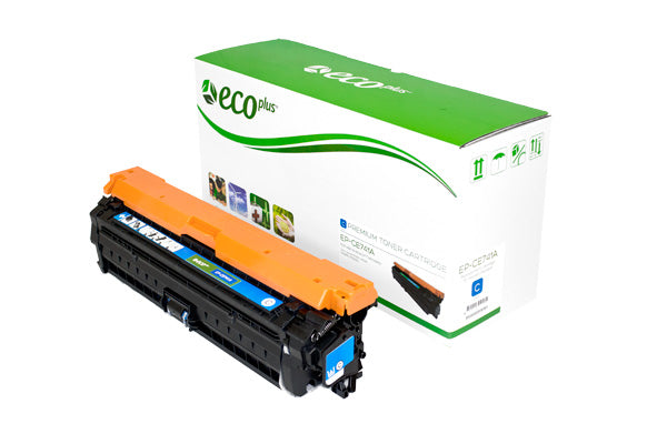 Compatible ECOPlus Cyan Toner Cartridge for HP COLOR LJ CP5220 / COLOR LJ CP5225 + More 7.3K Yield (CE741A / CRG-122)