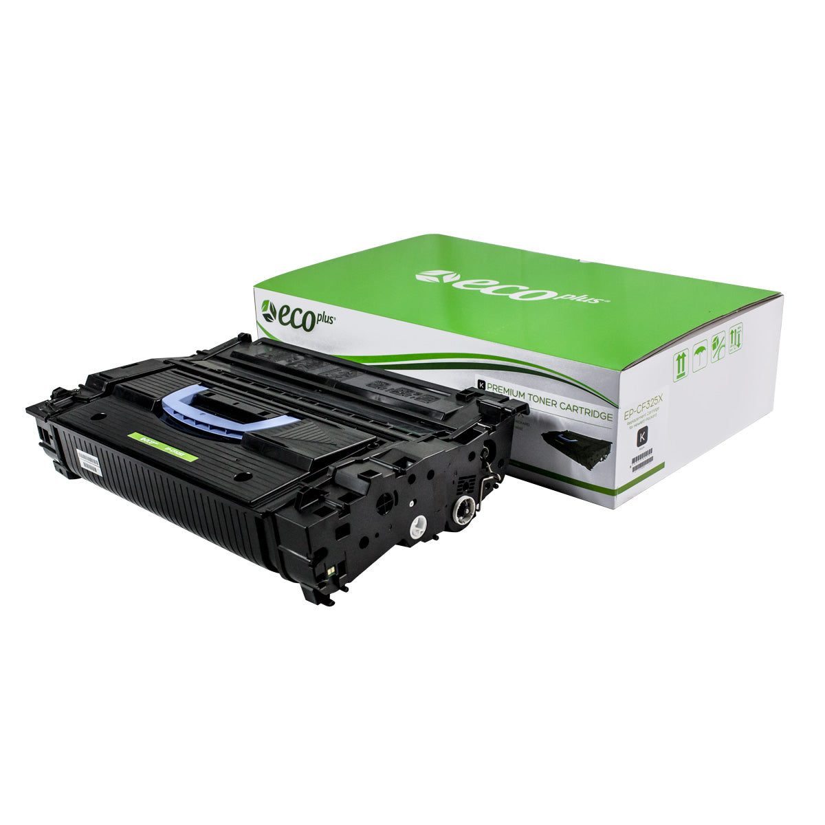 Compatible ECOPlus Black Toner Cartridge for HP LJ ENTERPRISE M806DN / LJ ENTERPRISE M806X+ + More 34.5K High Yield (CF325X / 25X)