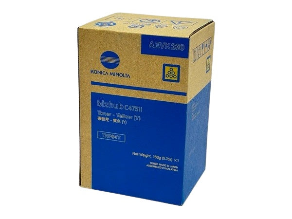 OEM Konica Minolta TNP94Y (AEVK230) Toner Cartridge, Yellow, 9K Yield