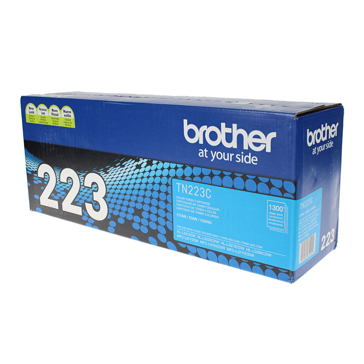 OEM Brother (TN223C) Toner Cartridge, Cyan, 1.3K Yield