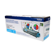 OEM Brother (TN225C) Toner Cartridge, Cyan, 2.2K High Yield