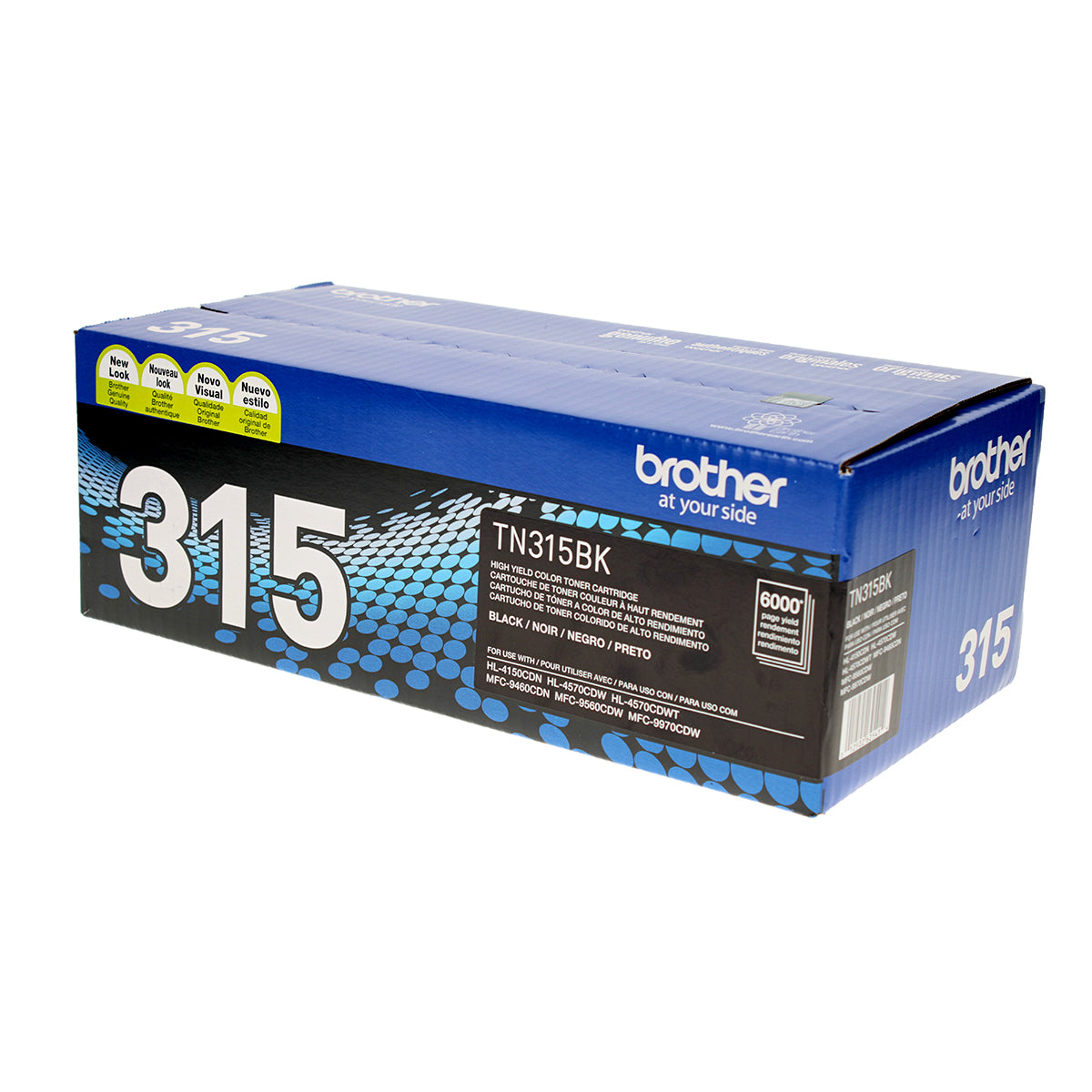 OEM Brother (TN315BK) Toner Cartridge, Black, 6K High Yield
