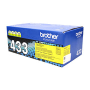 OEM Brother (TN433Y) Toner Cartridge, Yellow, 4K High Yield