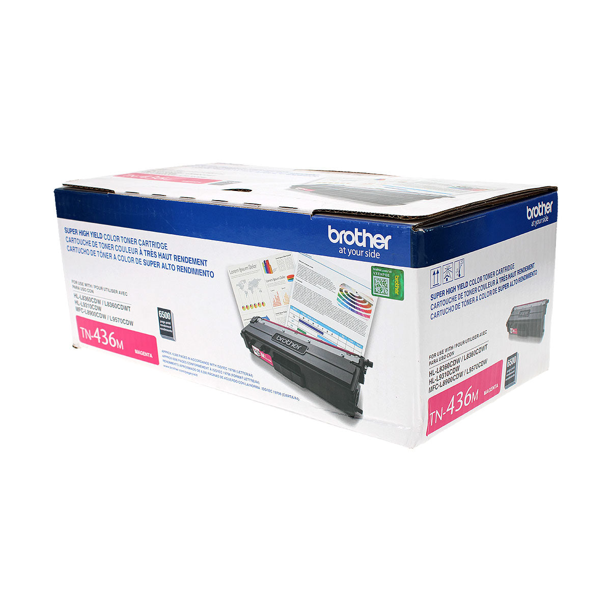 OEM Brother (TN436M) Toner Cartridge, Magenta, 6.5K Extra High Yield