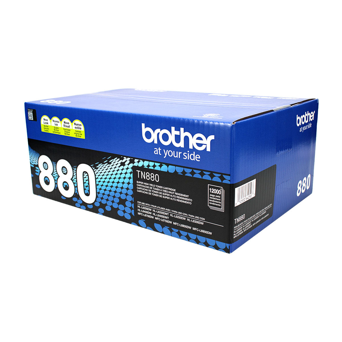 OEM Brother (TN880) Toner Cartridge, Black, 12K Extra High Yield