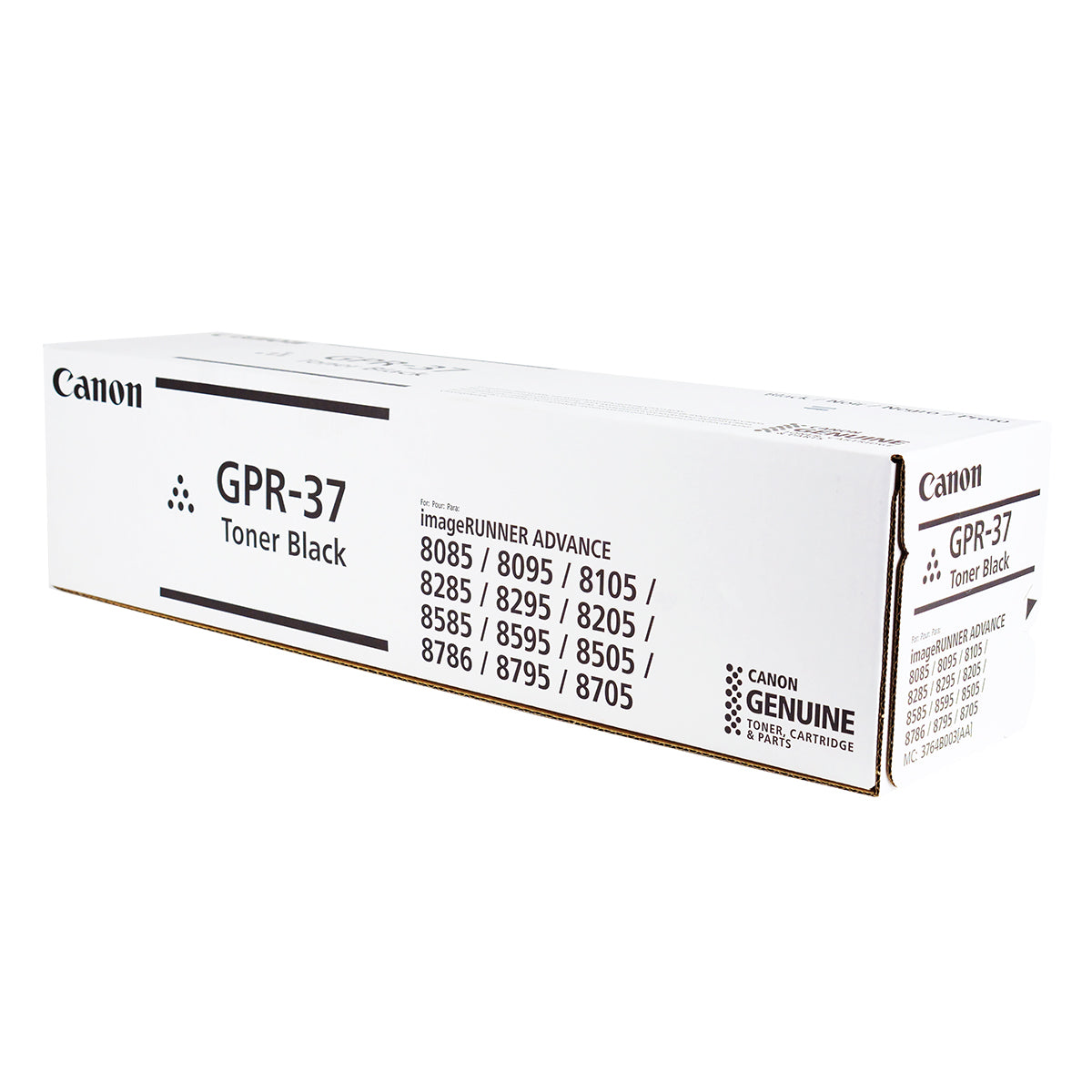 OEM Canon GPR-37 (3764B003) Toner Cartridge, Black, 70K Yield