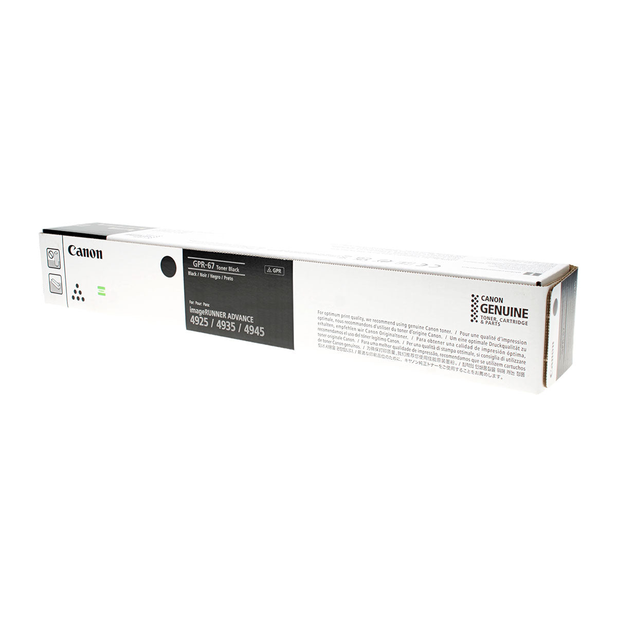 OEM Canon GPR-67 (5745C003) Toner Cartridge, Black, 44.5K Yield