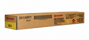 OEM Sharp DX-C40NTY Toner Cartridge, Yellow, 10K Yield