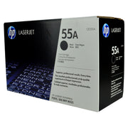 OEM HP 55A (CE255A) Toner Cartridge, Black, 6K Yield
