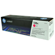 OEM HP 128A (CE323A) Toner Cartridge, Magenta, 1.3K Yield