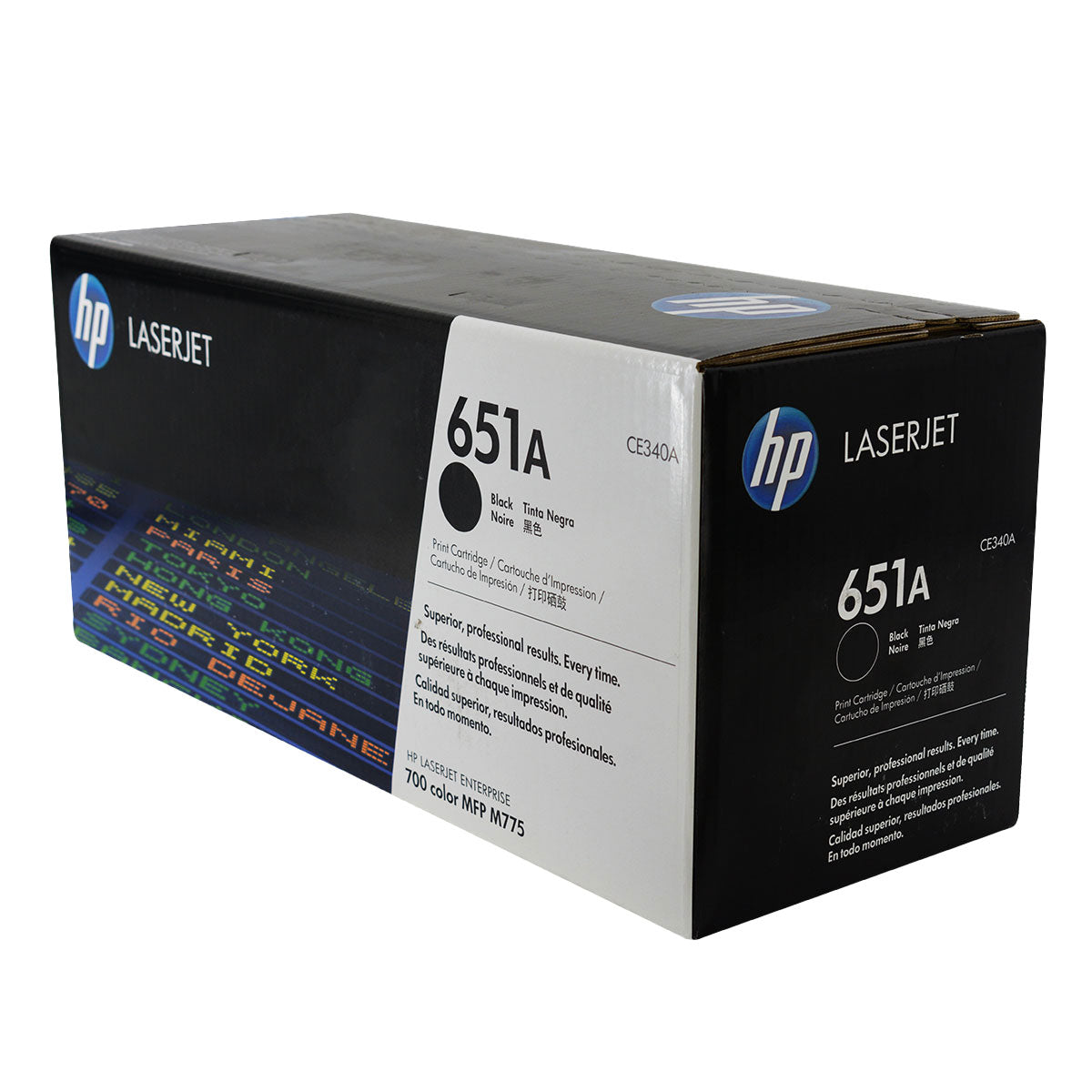 OEM HP 651A (CE340A) Toner Cartridge, Black, 13.5K Yield