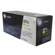 OEM HP 651A (CE342A) Toner Cartridge, Yellow, 16K Yield