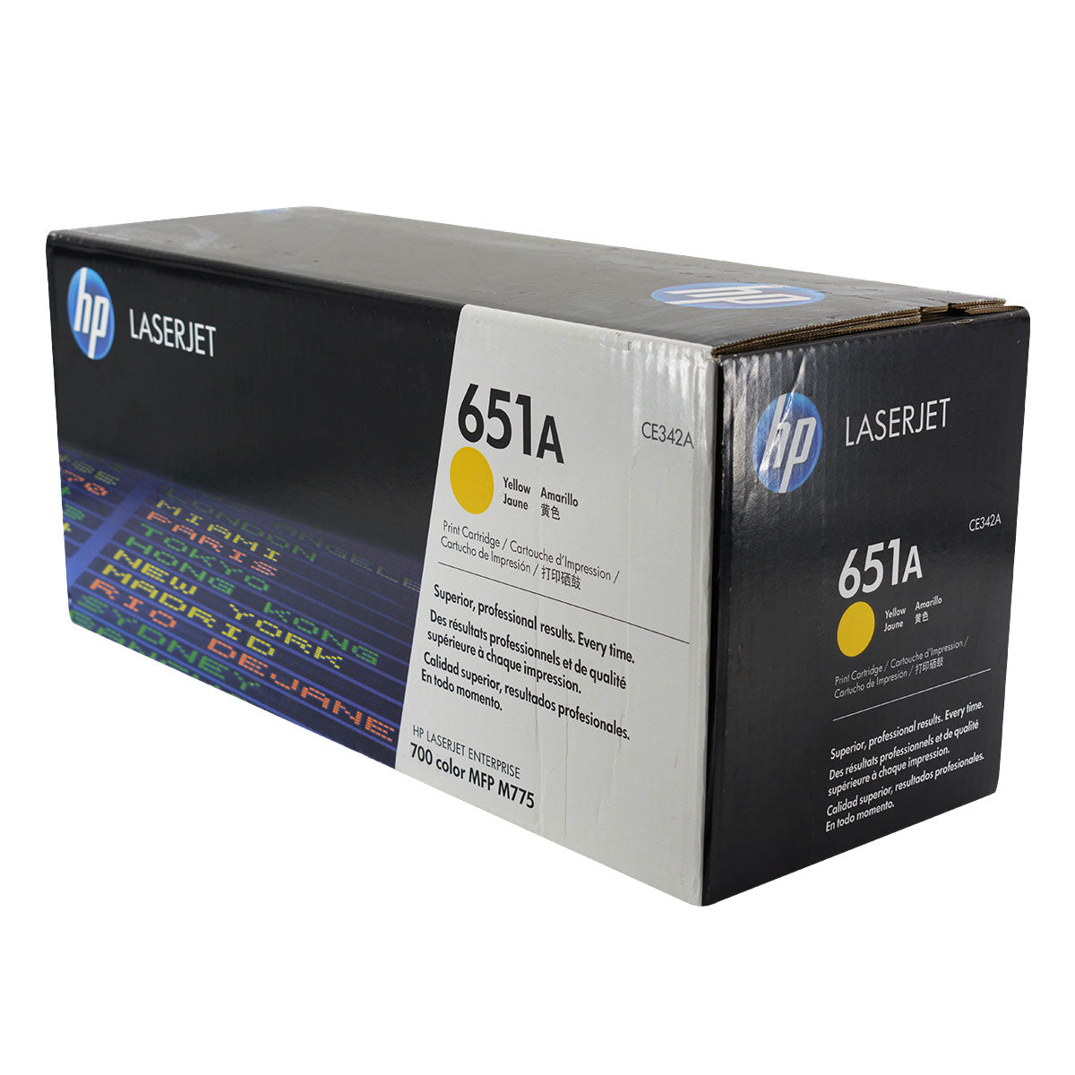 OEM HP 651A (CE342A) Toner Cartridge, Yellow, 16K Yield