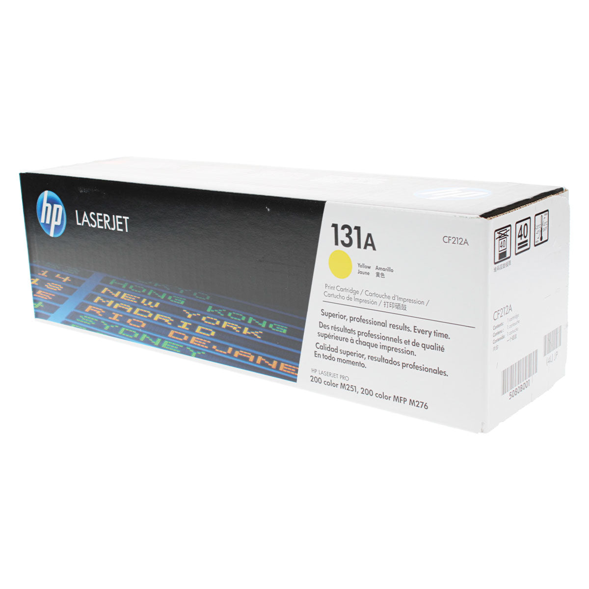 OEM HP 131A (CF212A) Toner Cartridge, Yellow, 1.8K Yield
