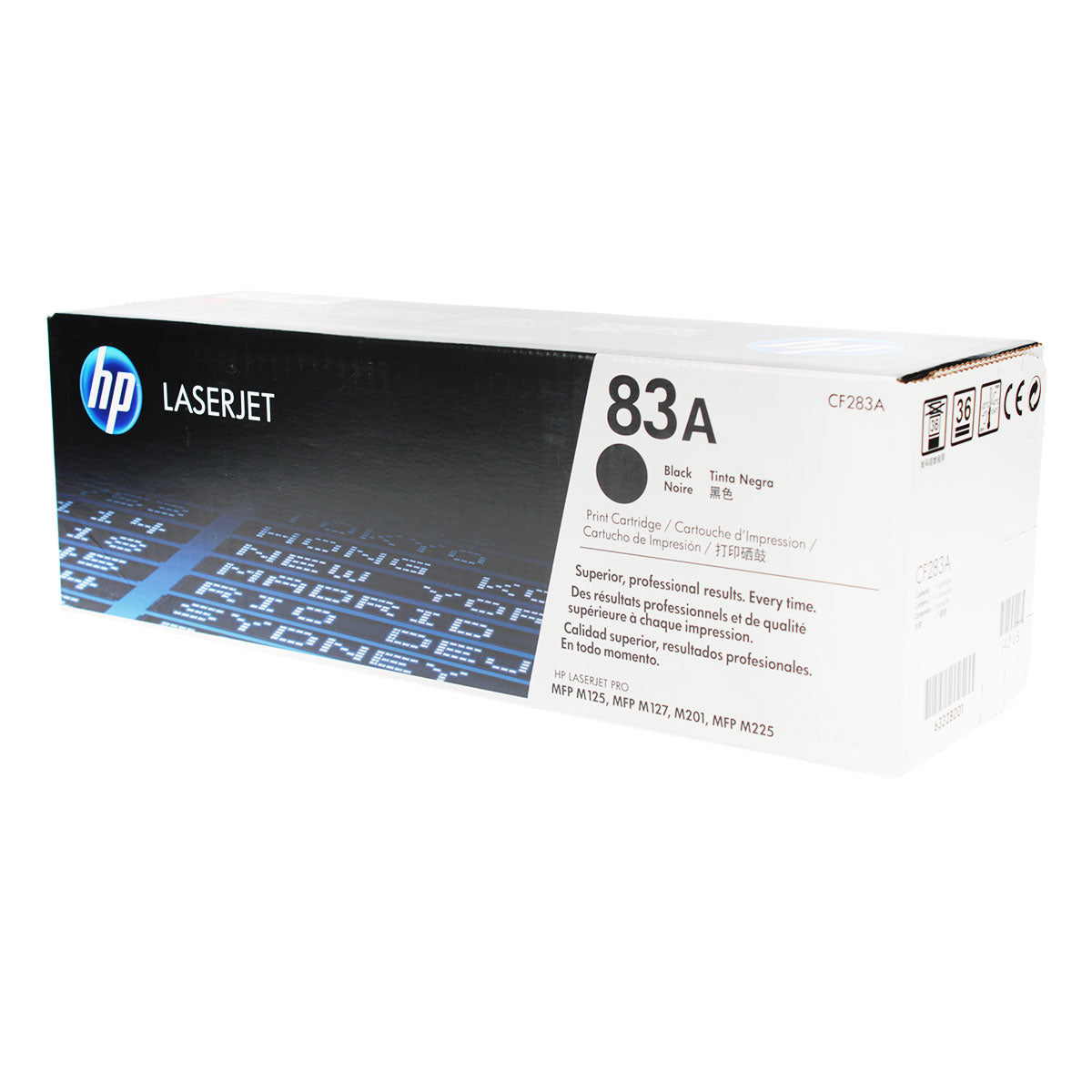 OEM HP 83A (CF283A) Toner Cartridge, Black, 1.5K Yield