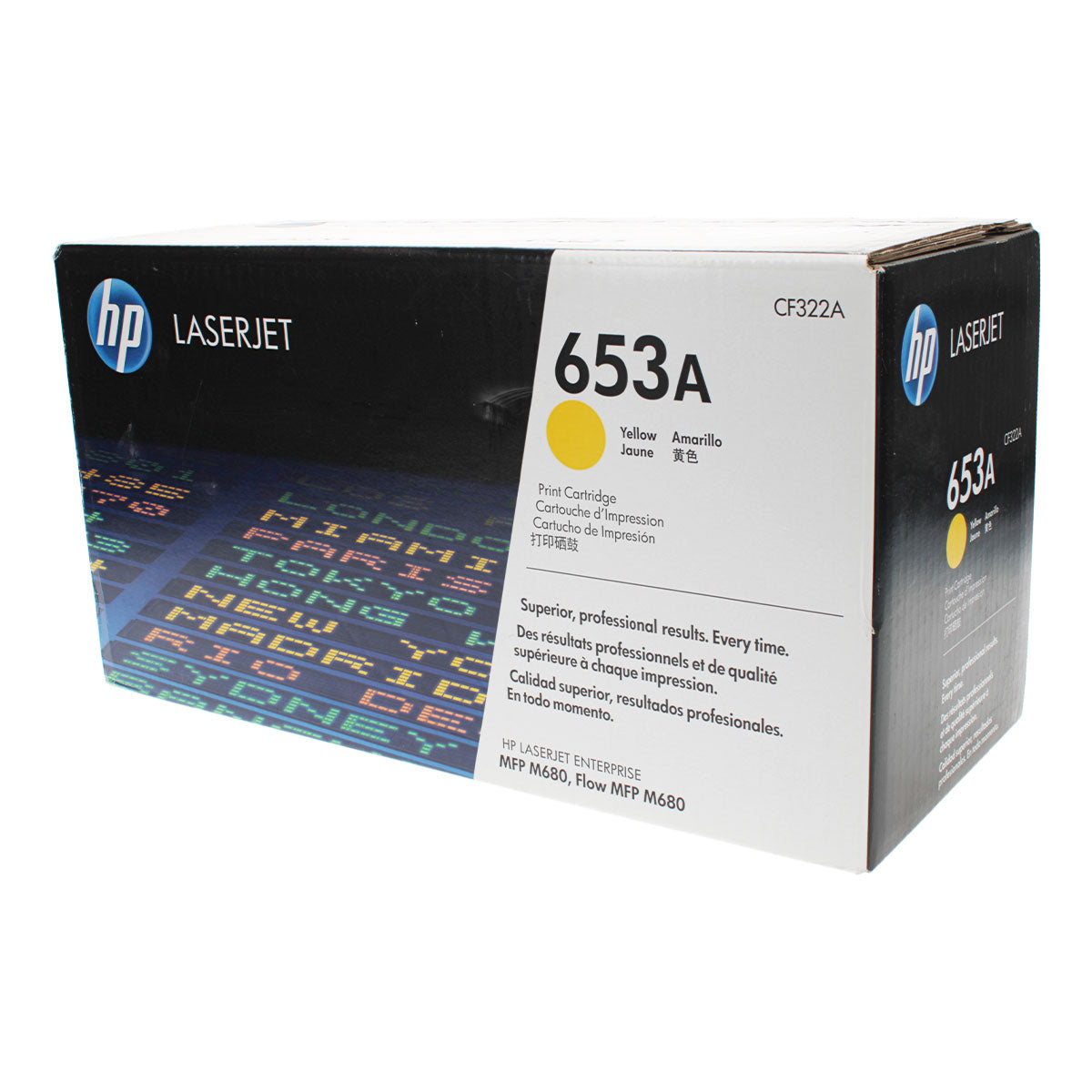 OEM HP 653A (CF321A) Toner Cartridge, Cyan, 16.5K Yield