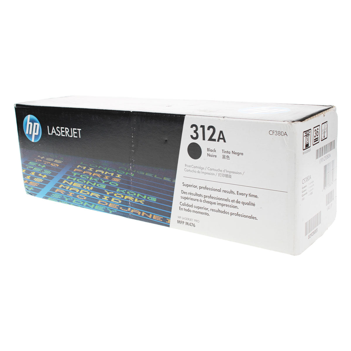 OEM HP 312A (CF380A) Toner Cartridge, Black, 2.4K Yield