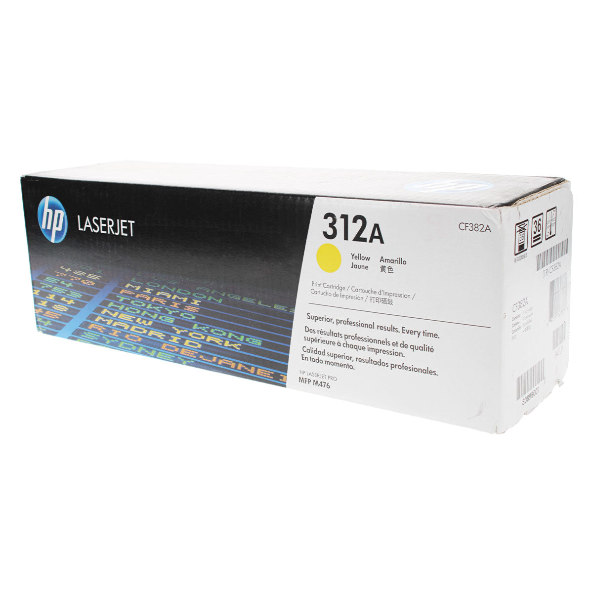 OEM HP 312A (CF382A) Toner Cartridge, Yellow, 2.7K Yield