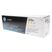 OEM HP 312A (CF382A) Toner Cartridge, Yellow, 2.7K Yield