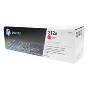 OEM HP 312A (CF383A) Toner Cartridge, Magenta, 2.7K Yield