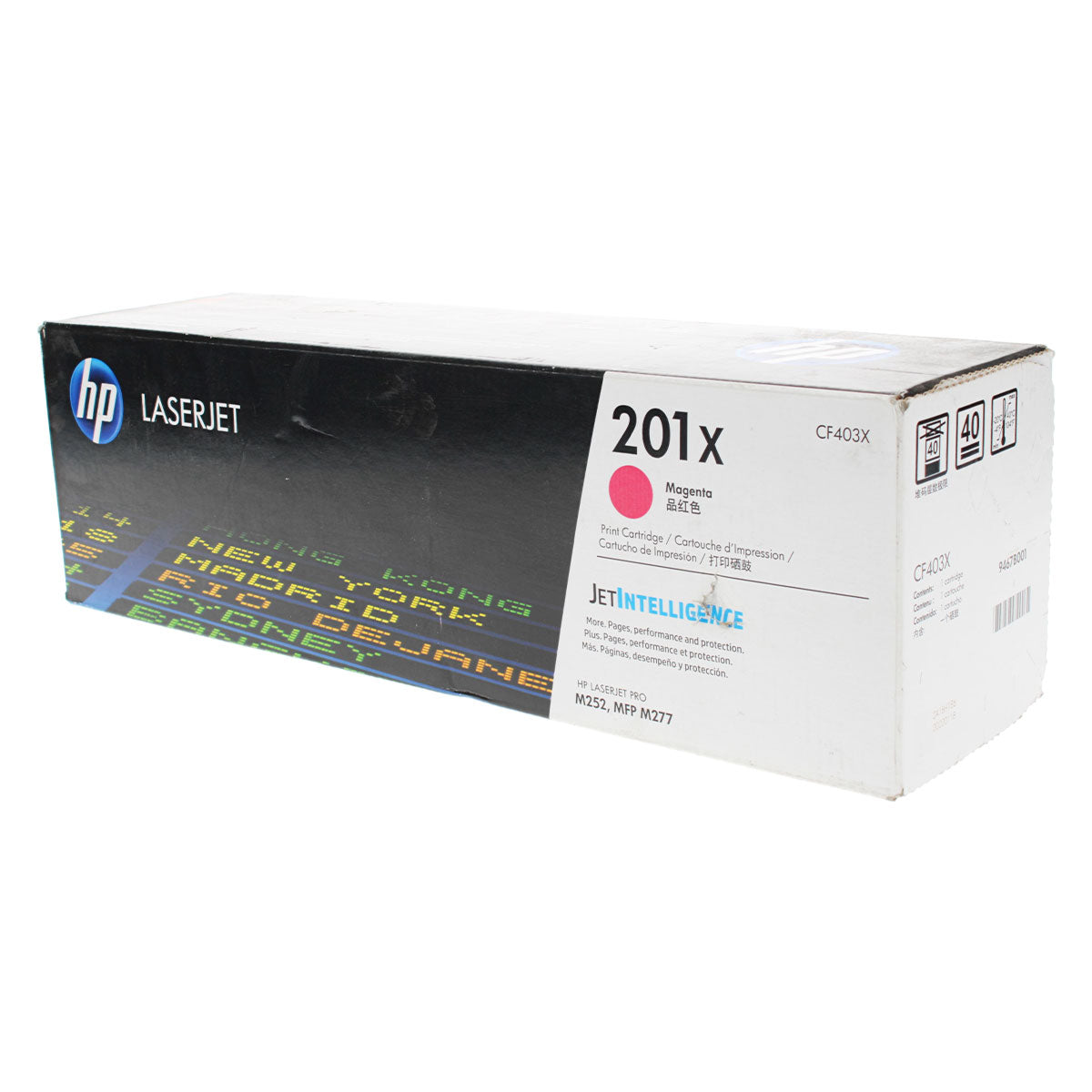 OEM HP 201X (CF403X) Toner Cartridge, Magenta, 2.3K High Yield